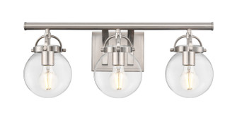 Downtown Urban Three Light Bath Vanity in Satin Nickel (405|4163WSNG2026)