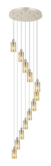 Downtown Urban 12 Light Pendant in Polished Nickel (405|126B12PPNG4347ME)