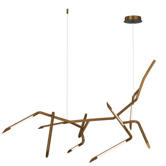 Scion LED Pendant in Weathered Brass (86|E25414WBR)