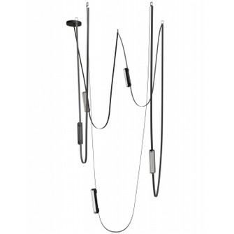 Fremont LED Chandelier in Black (192|HF7205G400BLK)