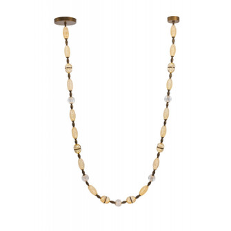 Dubai LED Pendant in Aged Golden Brass (192|HF7163AGB)