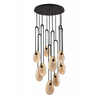 Palmea LED Pendant in Matte Black (192|HF7109BKSMK)