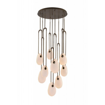 Palmea LED Pendant in Aged Brass (192|HF7109ABWHT)
