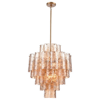 Fire and Ice 13 Light Chandelier in Lacquered Gold (581|8526213)