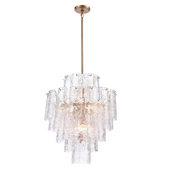 Fire and Ice 13 Light Chandelier in Lacquered Gold (581|8516213)