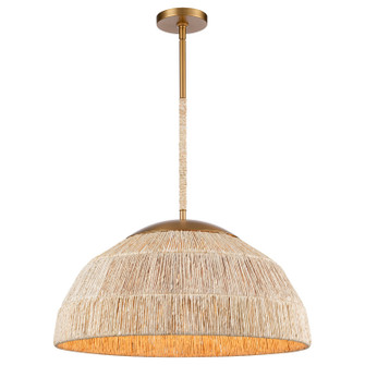 Copa Four Light Pendant in Natural Brass (581|851124)