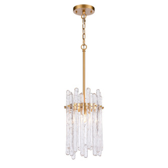Icicles One Light Pendant in Natural Brass (581|851041)