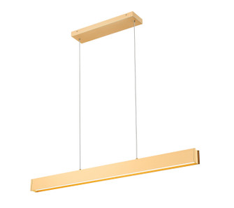 Hudson LED Linear Chandelier in Gold (224|101645LGLDLED)