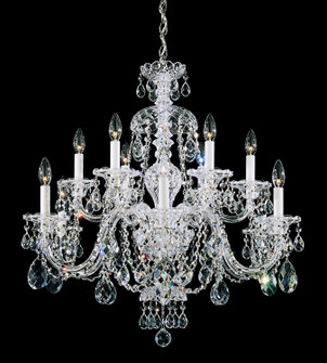 Sterling 12 Light Chandelier in Silver (53|360140A)