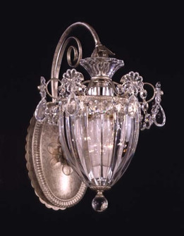 Bagatelle One Light Wall Sconce in Antique Silver (53|124048A)