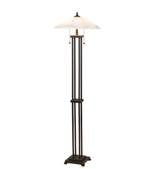 Metro Fusion Two Light Floor Lamp in Mahogany Bronze (57|291809)