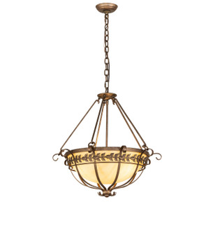 Florentine Three Light Pendant in Brushed Gold Matte (57|291527)