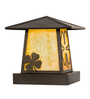 Shamrock One Light Pier Mount in Craftsman Brown (57|291270)