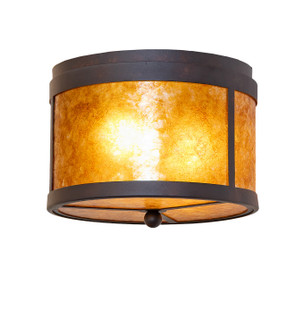Smythe Two Light Flush Mount in Rusty Nail (57|289939)