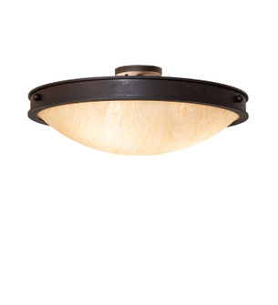 Dionne Three Light Flush Mount in Rusty Nail (57|289934)