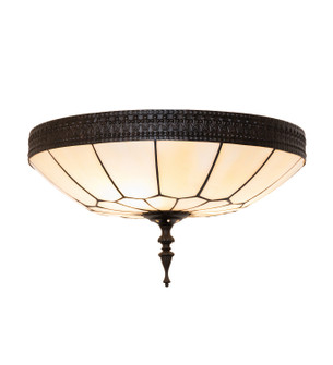 Vincent Three Light Flush Mount in Dark Roast (57|289620)