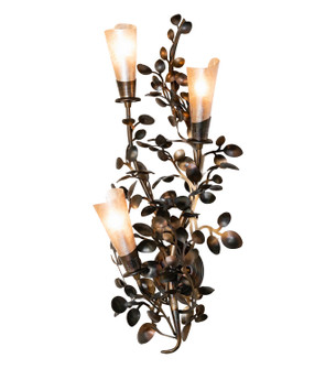 Vinca Vine Three Light Wall Sconce in Dark Burnished Antique Copper (57|289151)