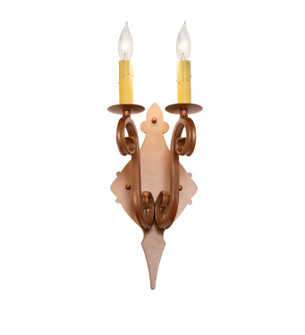 Angelique Two Light Wall Sconce in Metallic Bronze (57|286917)