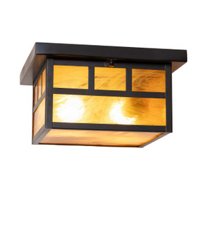 Hyde Park 12'' Flush Mount in Craftsman Brown (57|286042)