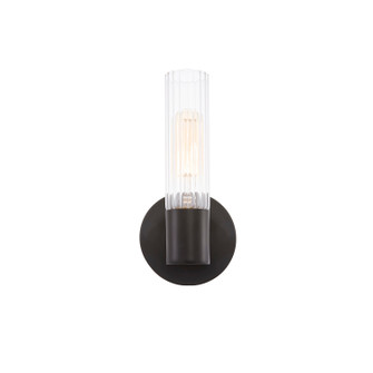 Fusion One Light Wall Sconce in Matte Black (102|FSN8351CLFTMBLK)