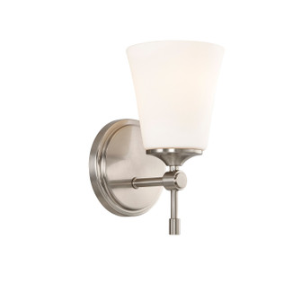 Fusion One Light Wall Sconce in Brushed Nickel (102|FSN8311OPALNCKL)