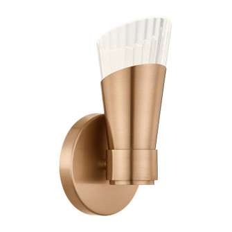 Fusion LED Wall Sconce in Brushed Brass (102|FSN8001CLFTBRSS)