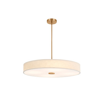 Textile LED Pendant in Brushed Brass (102|FAB9314CREMBRSS)