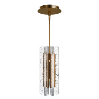 Cartridge LED Pendant in Aged Brass (34|PD401614AB)