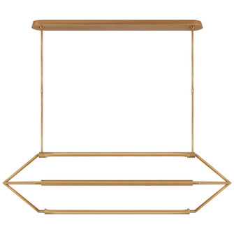 Appareil LED Linear Lantern in Antique-Burnished Brass (268|KW5705AB)