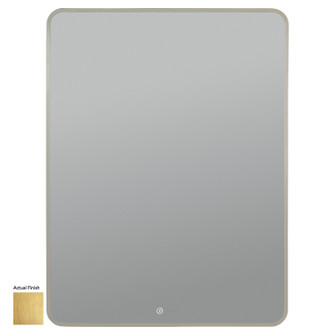 Aero LED Mirror in Brushed Brass (19|92304047)