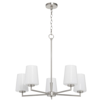 Goodwin Five Light Chandelier in Satin Nickel (19|62045265)