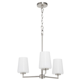 Goodwin Three Light Chandelier in Satin Nickel (19|62043265)