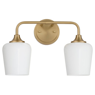 Raymond Two Light Wall Mount in Aged Brass (19|53132280)