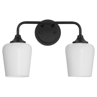 Raymond Two Light Wall Mount in Matte Black (19|53132259)