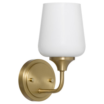 Raymond One Light Wall Mount in Aged Brass (19|53131280)
