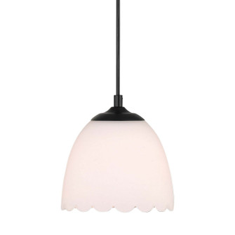 Dorinda One Light Pendant in Matte Black (62|6954M1LBLKOP)