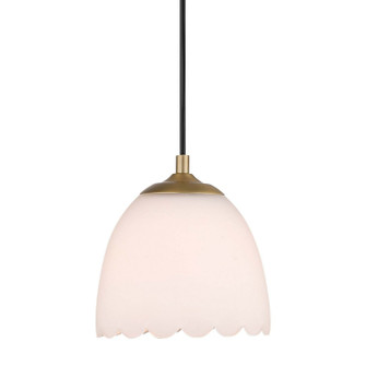 Dorinda One Light Pendant in Brushed Champagne Brass (62|6954M1LBCBOP)