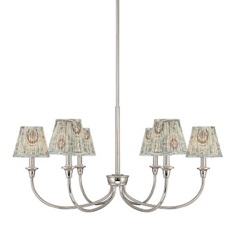 Cambria Six Light Chandelier in Polished Nickel (62|16226PNHGA)