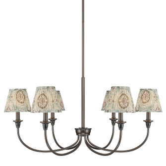 Cambria Six Light Chandelier in Oil Rubbed Bronze (62|16226ORBHGA)