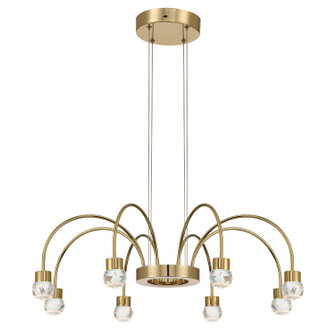 Vario LED Chandelier in Titanium Gold (62|15738TGC)