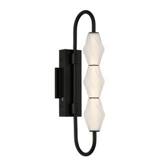 Geode LED Outdoor Wall Mount in Matte Black (62|1517OWL3BLKFST)