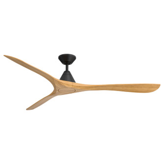 Carve 72'' Ceiling Fan in Matte Black/Honey Oak (441|FRD250472MBHO)