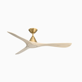 Carve 60'' Ceiling Fan in Soft Brass/White Oak (441|FRD250460SBWO)