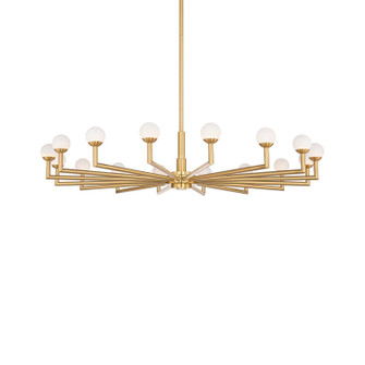 Glammis LED Pendant Chandelier in Vintage Brass (281|PD606633VB)