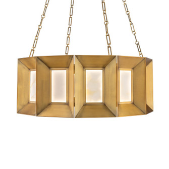 Austen LED Pendant Chandelier in Aged Brass (281|PD604636AB)