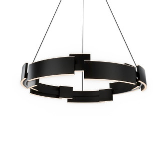 Keefe LED Pendant Chandelier in Black (281|PD232632TWABK)