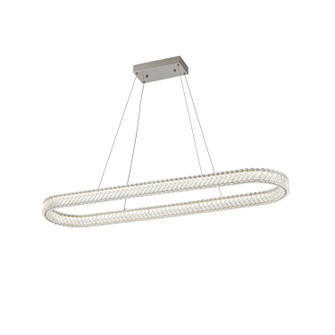 Chevron LED Pendant in Brushed Nickel (78|AC5054BN)