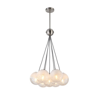 Moonlight Seven Light Lantern in Satin Nickel (78|AC12247SN)