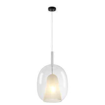 Dusk One Light Pendant in Black (78|AC11219CL)