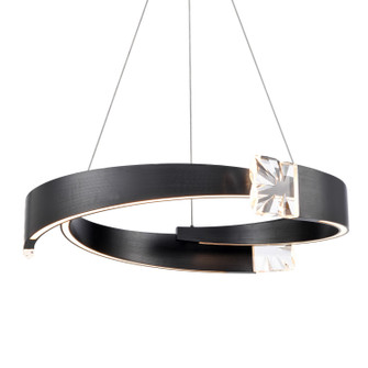 Arcus LED Chandelier in Satin Brushed Black (360|CD11624LED332SBB)